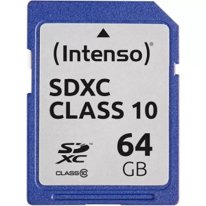 Intenso, Intenso 3411490 SDXC-Karte 64 GB Class 10, Intenso SDXC Card, Class 10, 64GB, 3411490