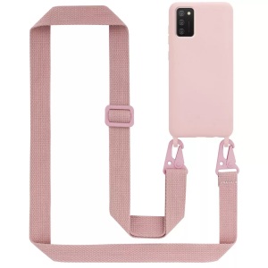 Cadorabo, Handy Kette für Samsung Galaxy A02s Silikon Schutzhülle, Cadorabo - Handy Kette für Samsung Galaxy A02s Silikon Schutzhülle, Rosa