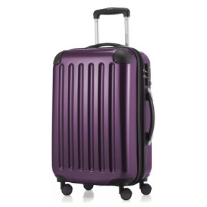 Hauptstadtkoffer, HAUPTSTADTKOFFER Hartschalentrolley mit 4 Doppelrollen, »Alex mit TSA Schloss«, Hauptstadtkoffer - Alex - Handgepäck Hartschale glänzend mit TSA, 55 CM, Violett