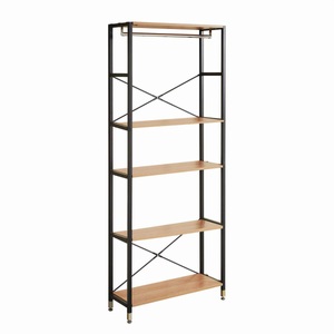 mutoni trend, Standregal Akazie V natur 85x30x210, Standregal Akazie V natur 85x30x210
