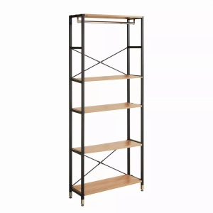 mutoni trend, Standregal Akazie V natur 85x30x210, Standregal Akazie V natur 85x30x210