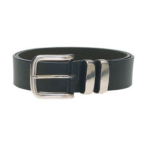 Duke, Noah Doppelmetallschlaufe Gürtel Herren Schwarz 38, Duke - Noah Doppelmetallschlaufe Gürtel, für Herren, Schwarz, Größe 38