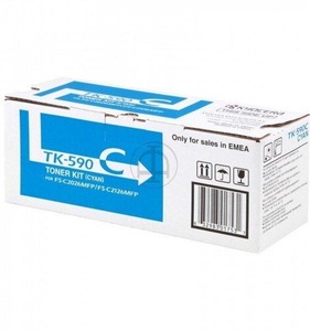 Kyocera, Original Tonerpatrone cyan Kyocera TK-590C, Kyocera Toner, blau, TK-590C, (5'000 Seiten)