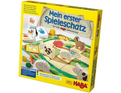Haba, HABA Familienspiel Mein erster Spieleschatz, HABA Mein erster Spieleschatz - Die große HABA Spielesammlung