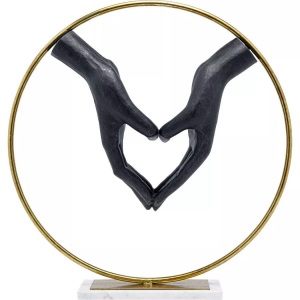 Kare Design, Deko Objekt Elements Heart Hand 62, Deko Objekt Elements Heart Hand 62