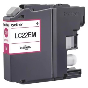 Brother, Tinte magenta LC-22EM, BROTHER Druckerpatrone magenta, 1.200 Seiten passend für: MFC-J 5920 DW