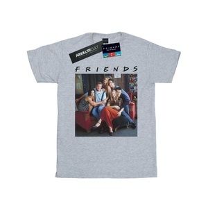 FRIENDS, Group Photo Couch Tshirt Damen Grau 3XL