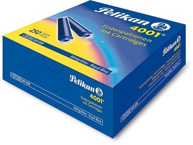 Pelikan, PELIKAN Tintenpatrone TP/250 blau 250 Stück, PELIKAN Tintenpatrone TP/250 blau 250 Stück