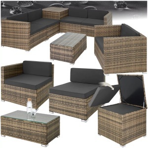TecTake, Rattan Lounge Pisa Rattan Lounge Pisa