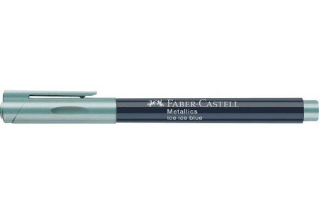 Faber-Castell, Faber Castell - Marker Metallics, Farbe ice ice blue, Faber-Castell Metallic Marker, 1.5mm, ice ice blue, 160792