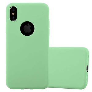 Cadorabo, Hülle für Apple iPhone XS MAX TPU Silikon Candy, Cadorabo - Hülle für Apple iPhone XS MAX TPU Silikon Candy, Pastellgrün
