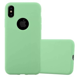 Cadorabo, Hülle für Apple iPhone XS MAX TPU Silikon Candy, Cadorabo - Hülle für Apple iPhone XS MAX TPU Silikon Candy, Pastellgrün