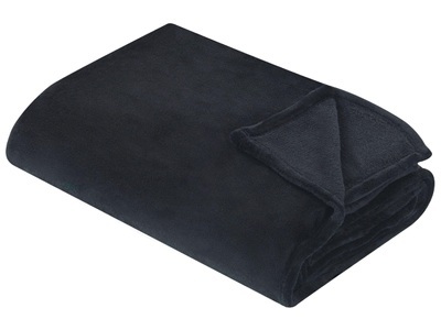 Beliani, Kuscheldecke aus Polyester Modern BAYBURT Kuscheldecke aus Polyester Modern BAYBURT, Beliani - Kuscheldecke aus Polyester Klassisch BAYBURT, One Size, Schwarz