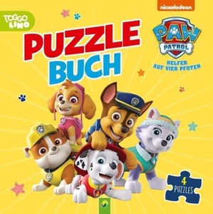 undefined, PAW Patrol Puzzlebuch, PAW Patrol Puzzlebuch | Mit 4 Puzzles à 12 Teilen