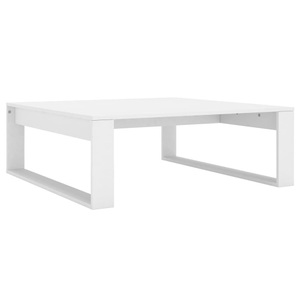 vidaXL, vidaXL Couchtisch Weiß 100x100x35 cm Spanplatte
