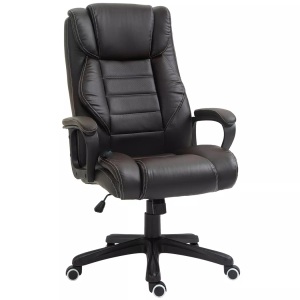 Vinsetto, Vinsetto - Bürostuhl mit Massagefunktion, Braun, Vinsetto - Bürostuhl mit Massagefunktion, Braun
