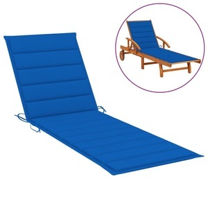 vidaXL, vidaXL Sonnenliegen-Auflage Königsblau 200x70x4 cm Stoff, vidaXL Sonnenliegen-Auflage Königsblau 200x70x3 cm Oxford-Gewebe