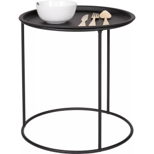 mutoni casual, Beistelltisch Ivar Schwarz 40x40, Beistelltisch Ivar Schwarz 40x40