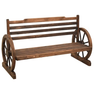 vidaXL, vidaXL Gartenbank 112 cm Massivholz Tanne