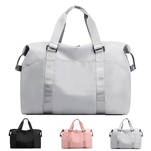 Only-bags.store, Sporttasche Mit Nassfach, Freizeithandtasche Faltbar, Turnbeutel, Einkaufstasche, Reisetasche Für Kurztrips Damen Grau ONE SIZE, Only-bags.store - Sporttasche mit Nassfach, Freizeithandtasche faltbar, Turnbeutel, Einkaufstasche, Reisetasche für Kurztrips, Damen, Grau, One Size