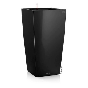Lechuza, Lechuza - 2er-Set Blumenkästen mit Integriertem Bewässerungssystem Cubico Premium 30 - Schwarz, Lechuza Pflanzentopf Cubico Premium 30 Schwarz