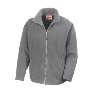 Result, Result Fleecejacke »Herren Mikrofleece-Jacke, wasserabweisend, atmungsaktiv«, Result - MikrofleeceJacke, wasserabweisend, atmungsaktiv, für Herren, Grau, Größe S