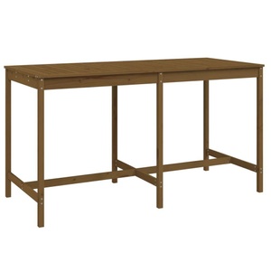 vidaXL, vidaXL Gartentisch Honigbraun 203,5x90x110 cm Massivholz Kiefer