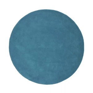 LA REDOUTE INTERIEURS, Runder Teppich Renzo, Baumwoll-Tuft, grosses Modell, La Redoute Intérieurs - Runder Teppich Renzo, 160 cm, Blau