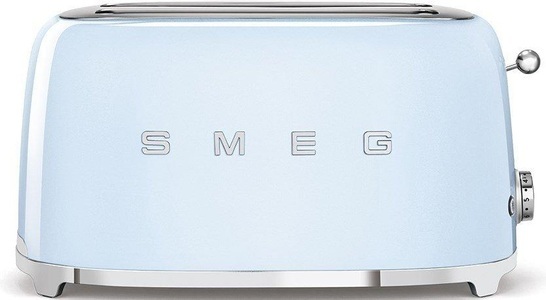 SMEG, SMEG 50's Retro Style Langschlitztoaster 2 Scheiben pastellblau, SMEG 50's Retro Style Langschlitztoaster 2 Scheiben pastellblau