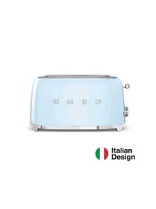 SMEG, SMEG 50's Retro Style Langschlitztoaster 2 Scheiben pastellblau, SMEG 50's Retro Style Langschlitztoaster 2 Scheiben pastellblau