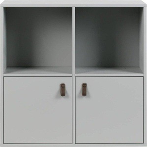 mutoni casual, Kommode Case 4er gemischt, Schrank Case Four Mixed betongrau