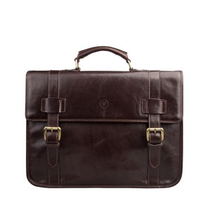Maxwell Scott, Micheli - Leder Rucksack Aktentasche Unisex Braun ONE SIZE, 
