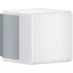 Steinel, STEINEL L 835 iHF Cubo Außenwandlampe silber, Steinel Sensorlampe Dronne