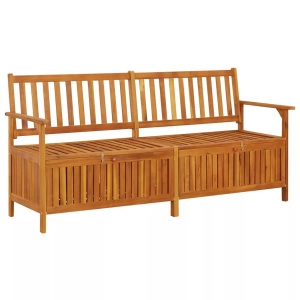 vidaXL, vidaXL Truhenbank 170 cm Massivholz Akazie, vidaXL Truhenbank 170 cm Massivholz Akazie