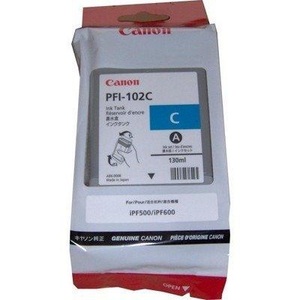 Canon, Canon Pfi-102C cyan Tintenpatrone, Canon Tintenpatrone, blau, PFI102C, 0896B001