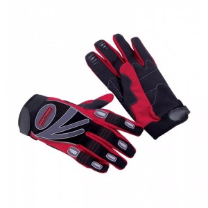 Kraftwerk, Kraftwerk Mechanikerhandschuh L, Schwarz, Kraftwerk Mechanikerhandschuh L, Grau/Rot/Schwarz