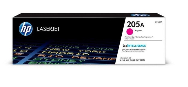 Hp, HP 205A Toner magenta Cf533A, Hewlett Packard Toner, rot, No.205A, (900 Seiten)