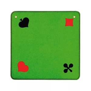 AGM, Jassteppich grün Piquet, AGMÜLLER Jassteppich 3A014342O 60x60cm grün