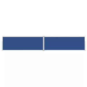 vidaXL, vidaXL Seitenmarkise Ausziehbar Blau 180x1000 cm, vidaXL Seitenmarkise Ausziehbar Blau 180x1000 cm