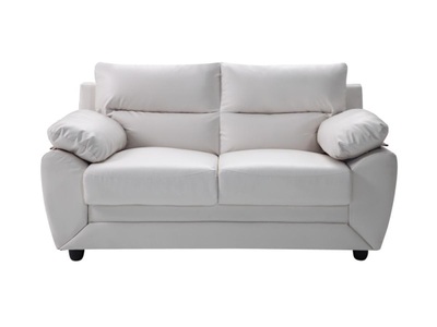 Vente-unique, Sofa 2Sitzer Kunstleder MANOA Sofa 2Sitzer Kunstleder MANOA, Vente-unique - Sofa 2Sitzer Kunstleder MANOA, One Size, Weiss