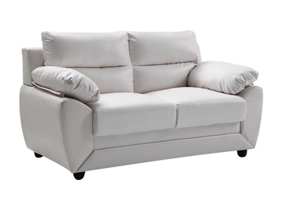 Vente-unique, Sofa 2Sitzer Kunstleder MANOA Sofa 2Sitzer Kunstleder MANOA, Vente-unique - Sofa 2Sitzer Kunstleder MANOA, One Size, Weiss