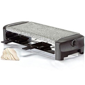 Koenig, Koenig Raclette Gourmet Grill und Stein, 8er Raclettegrill, KOENIG Raclette Gourmet Grill und Stein, 8er Raclettegrill