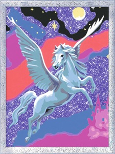 Ravensburger Verlag, Ravensburger Verlag Mal-Set MALEN NACH ZAHLEN ROMANTIC - STOLZER PEGASUS mit Glitzer, Mal-Set MALEN NACH ZAHLEN ROMANTIC ? STOLZER PEGASUS mit Glitzer