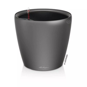 Lechuza, Lechuza - 4er-Set Blumenkästen mit Integriertem Bewässerungssystem Classico Premium 28 LS - Anthrazit, Lechuza Pflanzentopf Classico Premium 28 LS Dunkelgrau