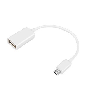USB-zu-Micro-USB-Kabel ? Integrierter OTG-Adapter ? Weiß