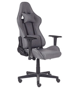 Beliani, Bürostuhl aus Polyester Modern WARRIOR Bürostuhl aus Polyester Modern WARRIOR, Beliani - Gaming Stuhl aus Polyester Modern WARRIOR, One Size, Spacegrau