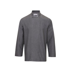 Premier, Denim Chefs Jacke Unisex Grau XL, PREMIER - Denim Chefs Jacke, XL, Grau