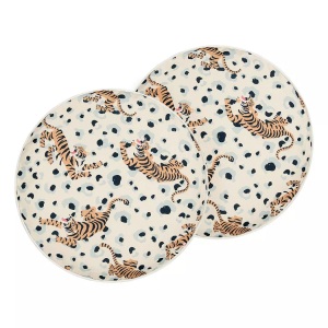 Beliani, Kissen 2er Set aus Polyester Modern ARENZANO Kissen 2er Set aus Polyester Modern ARENZANO, Beliani - Gartenkissen 2er Set aus Polyester Modern ARENZANO, One Size, Light Beige