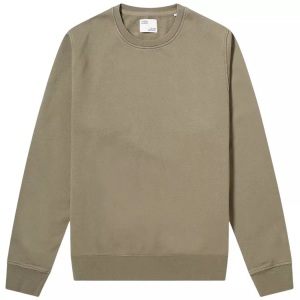 Colorful Standard, Sweatshirt Mit Rundhalsausschnitt Classic Organic Dusty Olive Herren L, 
