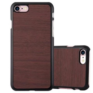 Cadorabo, Hülle für Apple iPhone 7 7S 8 SE 2020 TPU Silikon Holz, Cadorabo - Hülle für Apple iPhone 7 7S 8 SE 2020 TPU Silikon Holz, Kühles Braun